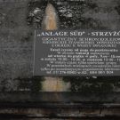 Tablica - ANLAGE SUD - Gigantyczny schron kolejowy Strzyżów