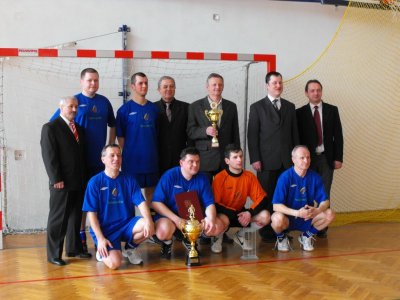 Turniej Halowej Piłki Nożnej Drużyna Urzędu Marszałkowskiego w Rzeszowie
