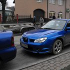 Po rajdzie Wielepole Skrzyńskie Sośnice Szufnarowa Subaru impreza