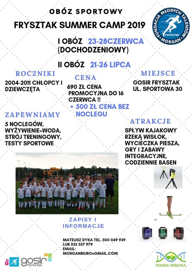OBÓZ PIŁKARSKI FRYSZTAK SUMMER CAMP 2019!