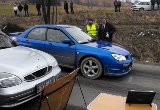 Rajd Wielopole Skrzyńskie Sosnice Szufnarowa - Subaru Impreza