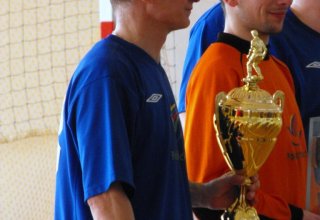 Samorządowy Turniej Halowej Piłki Nożnej Rozdanie nagród 