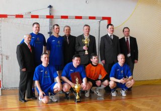 Turniej Halowej Piłki Nożnej Drużyna Urzędu Marszałkowskiego w Rzeszowie