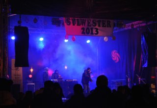 Zdjęcia z Sylwestra na rynku w Strzyżowie