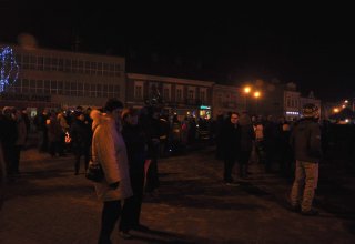 Zdjęcia z Sylwestra na rynku w Strzyżowie
