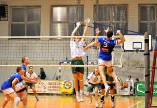 Fotorelacja z meczu piłki siatkowej Wisłka Strzyżów z drużyną z Sanoka. Fot. Tomasz Ciombor