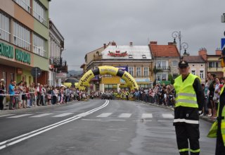 Przejazd wyścigu Tour de Pologne