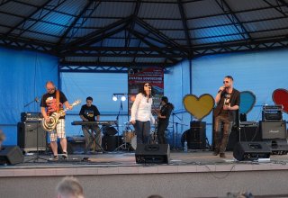 Przejazd wyścigu Tour de Pologne