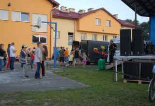 Przejazd wyścigu Tour de Pologne