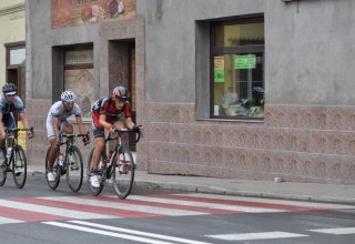 Przejazd wyścigu Tour de Pologne
