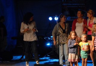 Przejazd wyścigu Tour de Pologne