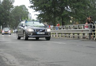 Przejazd wyścigu Tour de Pologne