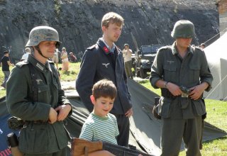 Inscenizacja bitwy, zdjęcia z imprezy.