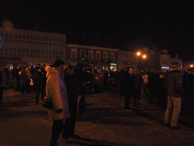 Zdjęcia z Sylwestra na rynku w Strzyżowie