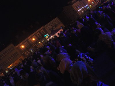 Zdjęcia z Sylwestra na rynku w Strzyżowie