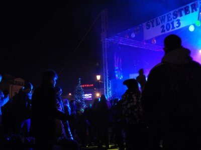 Zdjęcia z Sylwestra na rynku w Strzyżowie