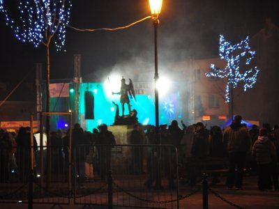 Zdjęcia z Sylwestra na rynku w Strzyżowie