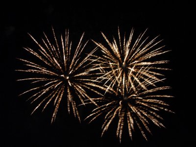 fajerwerki pokaz na Dniach Ziemi Frysztackiej 2013, koncert Sami