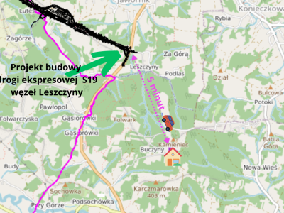 działki widokowe na wzgórzu Kamieniec-Lutcza.