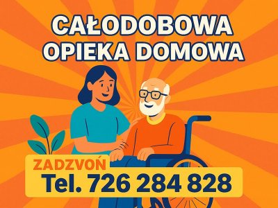 Oferujemy całodobową opiekę seniora z zamieszkaniem / Firma