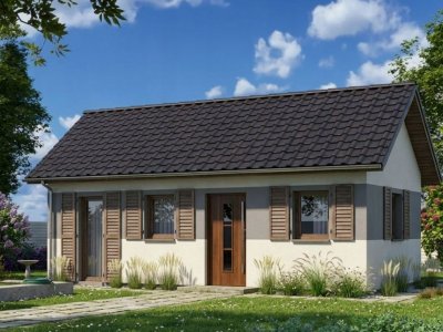 Drewniany Domek 4,8×7,2 m – Letniskowy Całoroczny, Solidne Wykonanie