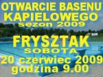 Otwarcie Basenu Kąpielowego - FRYSZTAK - 20 czerwca 2009r