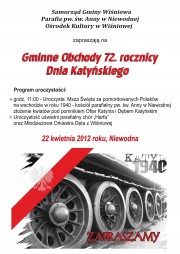 Gminne obchody 72 rocznicy Dnia Katyńskiego