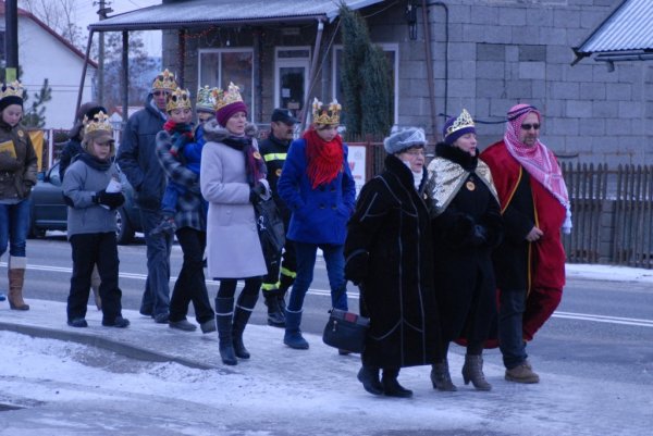 Zdjęcia z Orszaku Trzech Króli w Wiśniowej