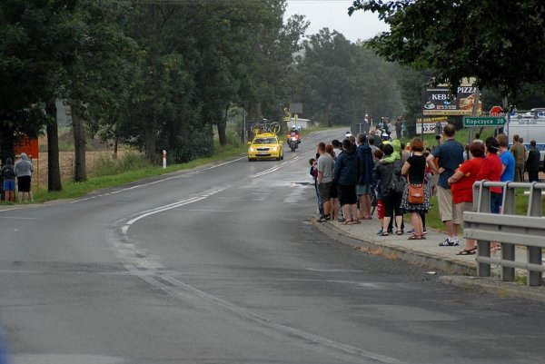 Przejazd wyścigu Tour de Pologne