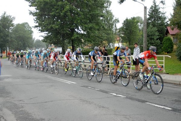 Przejazd wyścigu Tour de Pologne