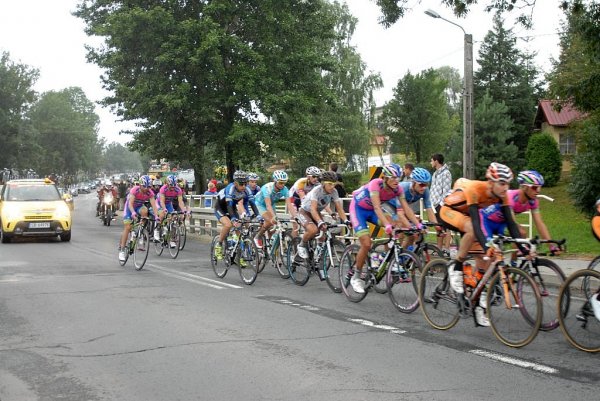 Przejazd wyścigu Tour de Pologne