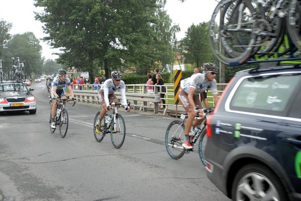 Przejazd wyścigu Tour de Pologne