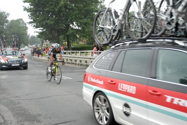 Przejazd wyścigu Tour de Pologne