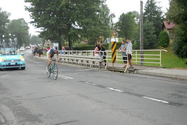 Przejazd wyścigu Tour de Pologne