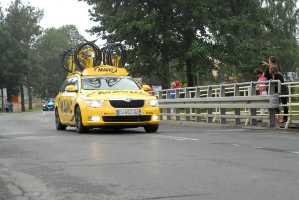 Przejazd wyścigu Tour de Pologne