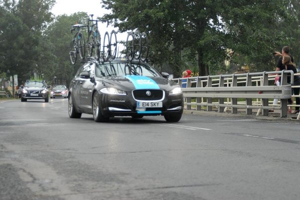 Przejazd wyścigu Tour de Pologne