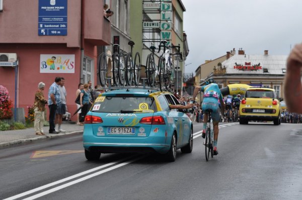 Tour de Pologne przez Strzyżow - fot. Tomasz Ciombor