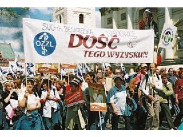 Protesty, manifestacje, strajki walka o własne prawa