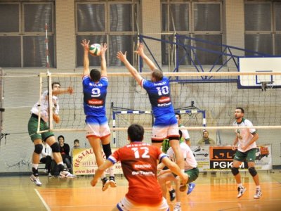 Fotorelacja z meczu piłki siatkowej Wisłka Strzyżów z drużyną z Sanoka. Fot. Tomasz Ciombor