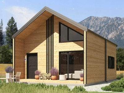 Drewniany Domek 5×8 m Całoroczny – Wytrzymała Konstrukcja