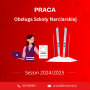 Praca obsługa szkoły narciarskiej